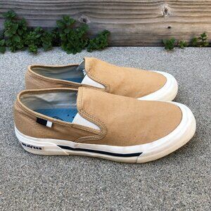 SEAVEES SeaChange Slip On Shoes 7.5 US Women's Slip On Sneakers Tan